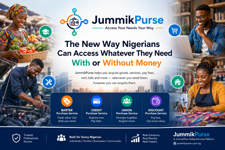 JummikPurse: The New Way Nigerians Can Access Whatever They Need With or Without Money file 00000000190472438c027fd8b0e76c4b